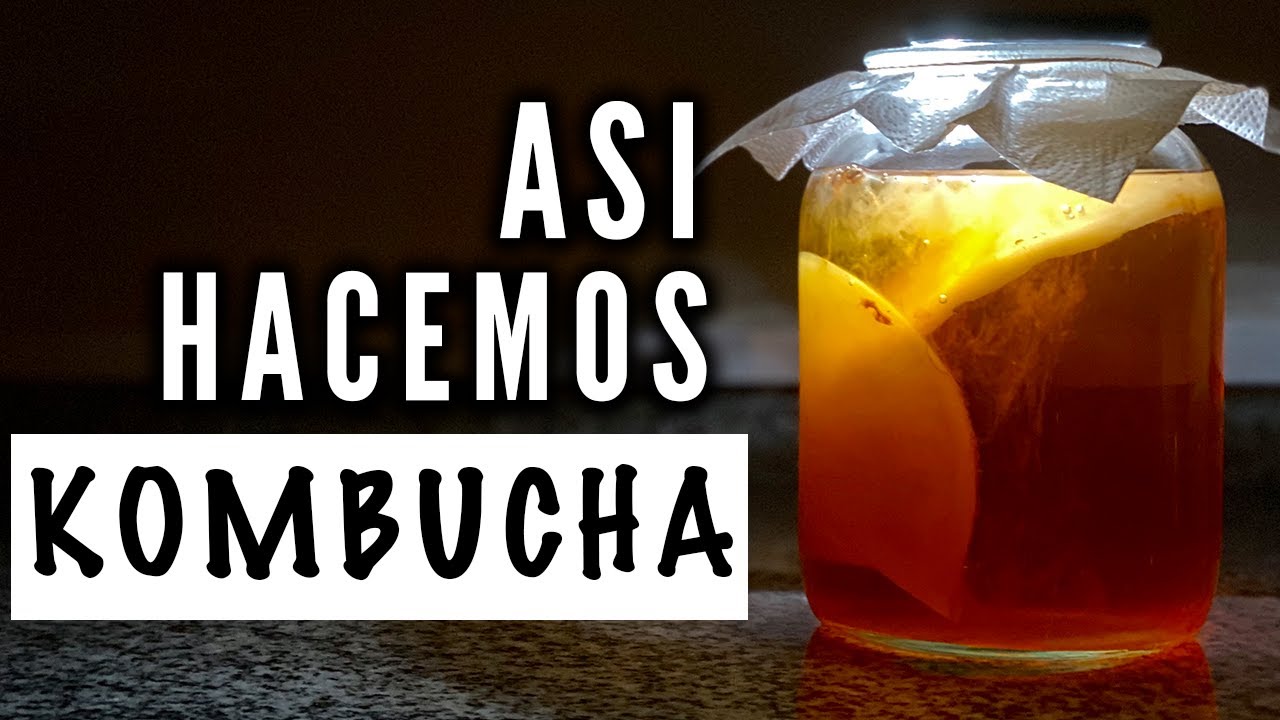 KOMBUCHA desde CERO | primera y segunda FERMENTACION | FACIL desde casa
