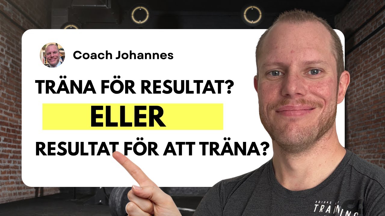 Framgång i träning eller träning som framgång?