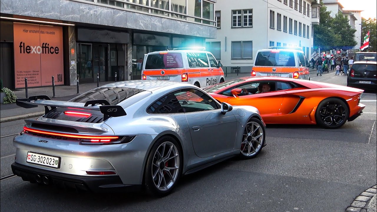 Supercars Take Over in Zurich!🚨