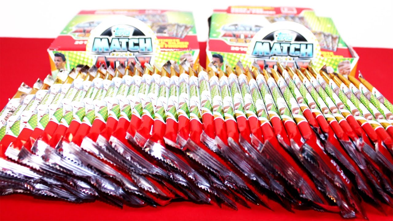 UNBOXING BOOSTER BOX MATCH ATTAX EXTRA 16 17 DISPLAY OPENING