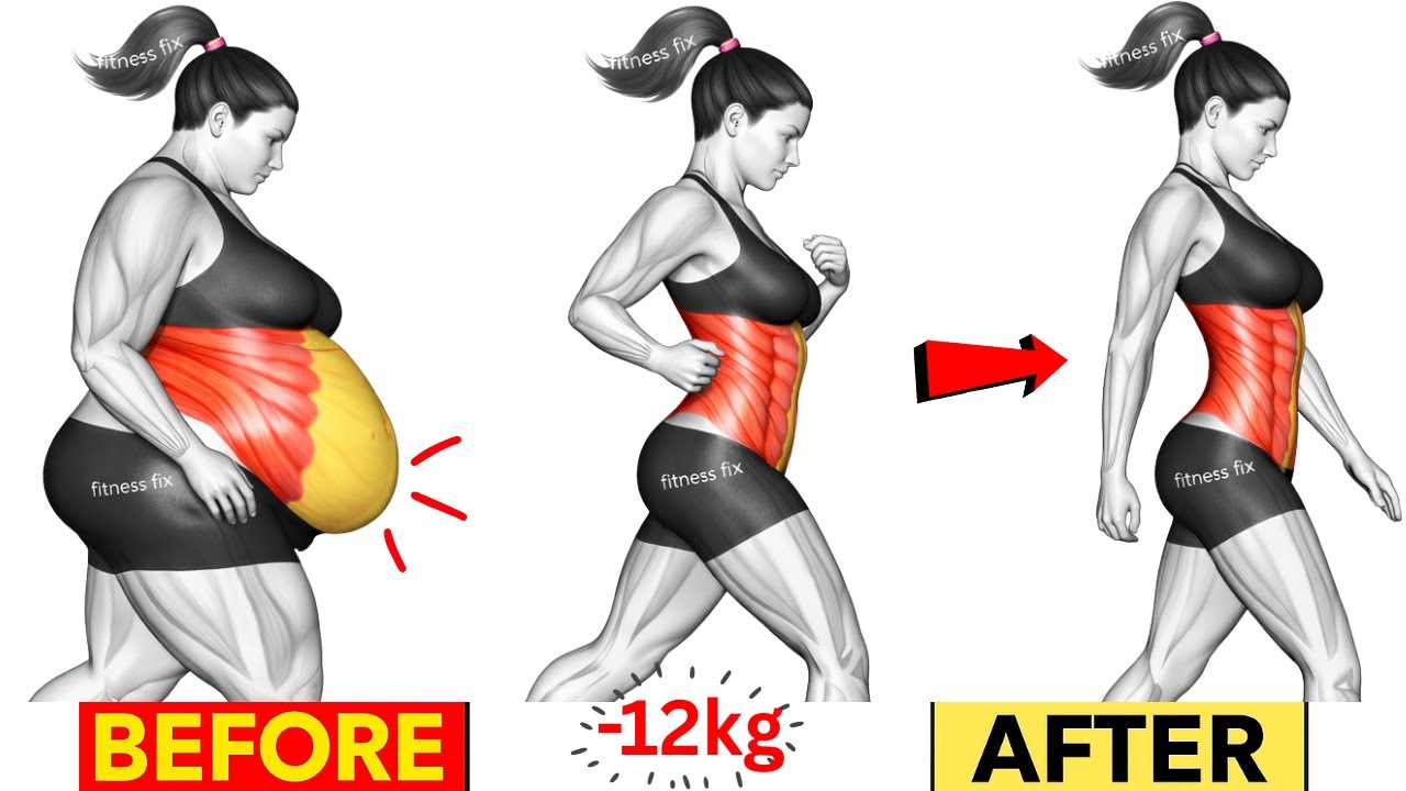 👙 Stubborn Belly Fat Melts Away Quickly ➜ 30-Min Standing Abs Workout  No Jumping Reduce fat in 2026