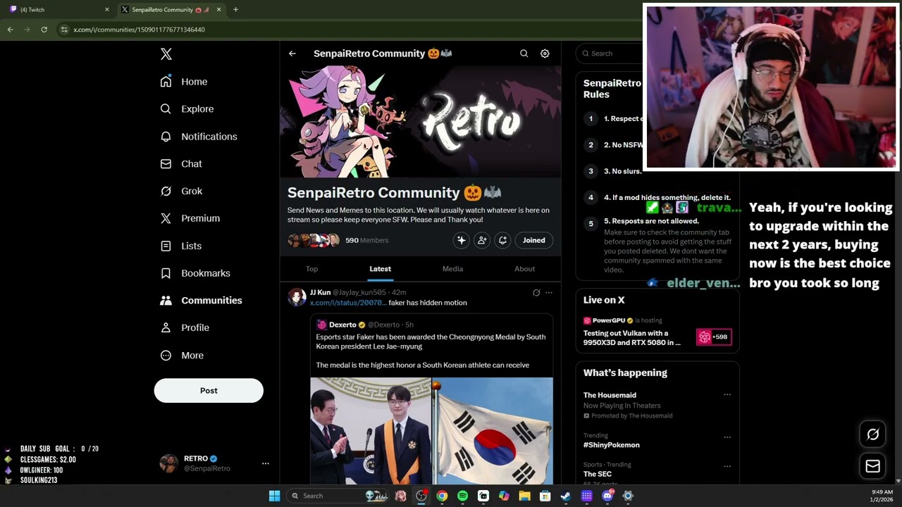 Retro catches up with the news (1.2.26)