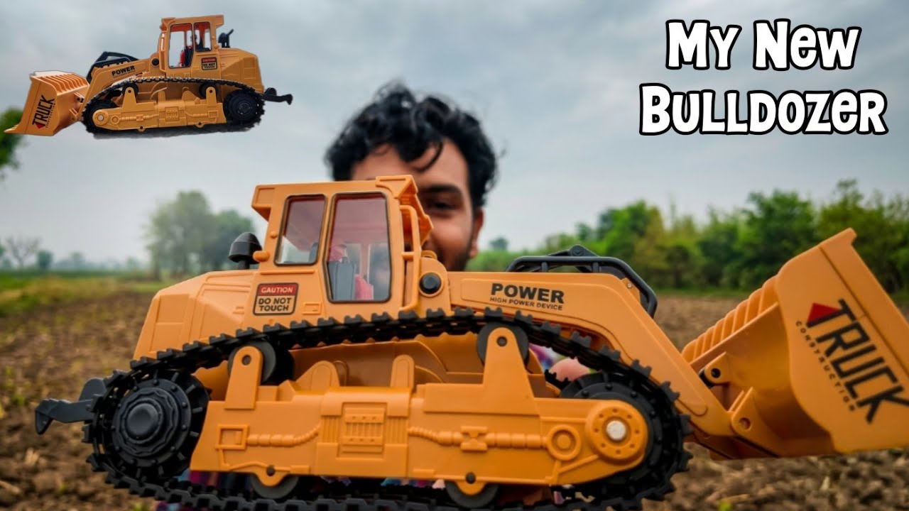 I Bought a New RC Bulldozer Unboxing and First Drive 