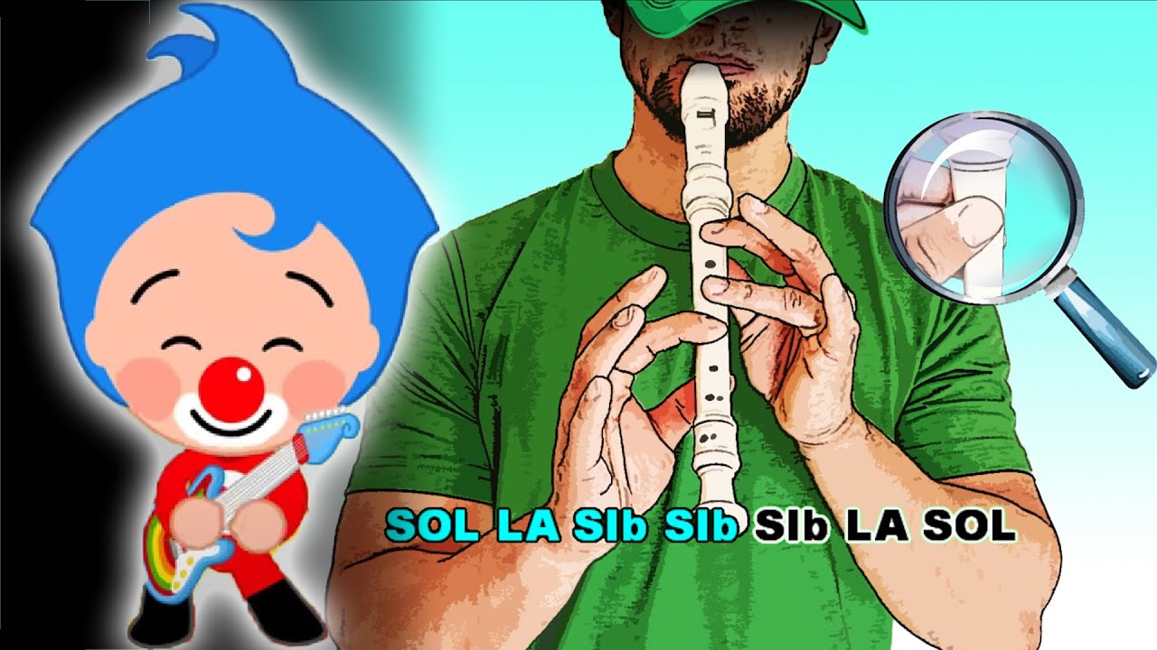 Si Tú Tienes Muchas Ganas de Aplaudir - Plim Plim | Flauta Fácil | Tutorial | Cover | Karaoke