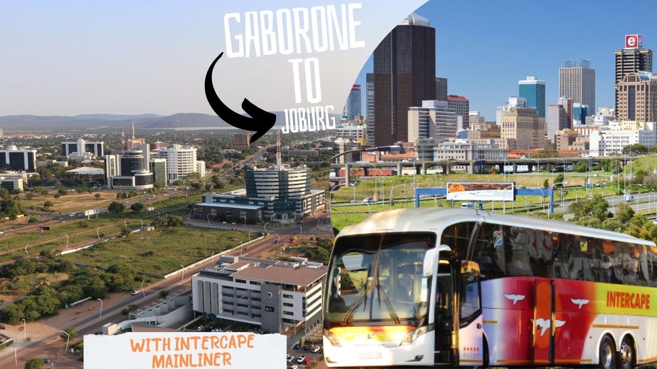 TRAVEL VLOG || Botswana, Gaborone to Joburg by InterCape Mainliner