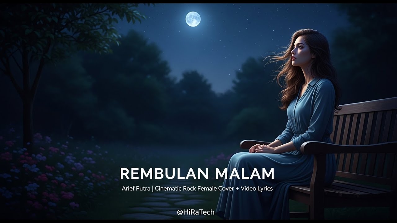 Rembulan Malam - Arief Putra || Cinematic Rock Female Cover + Video Lyrics