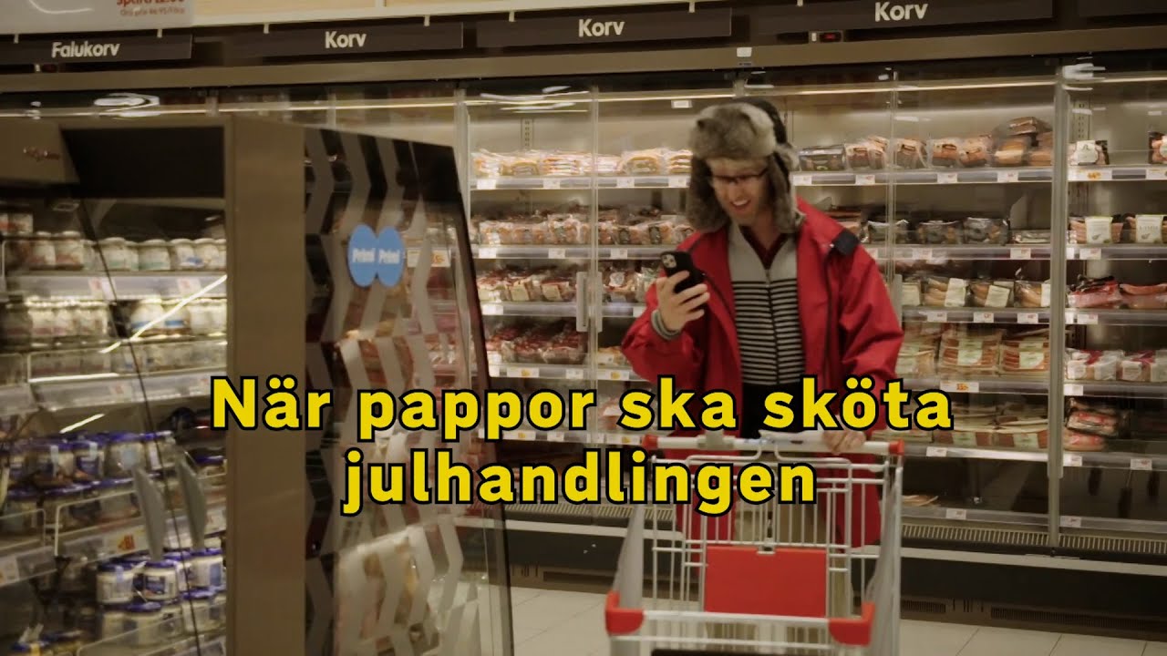 När pappor ska sköta julhandlingen