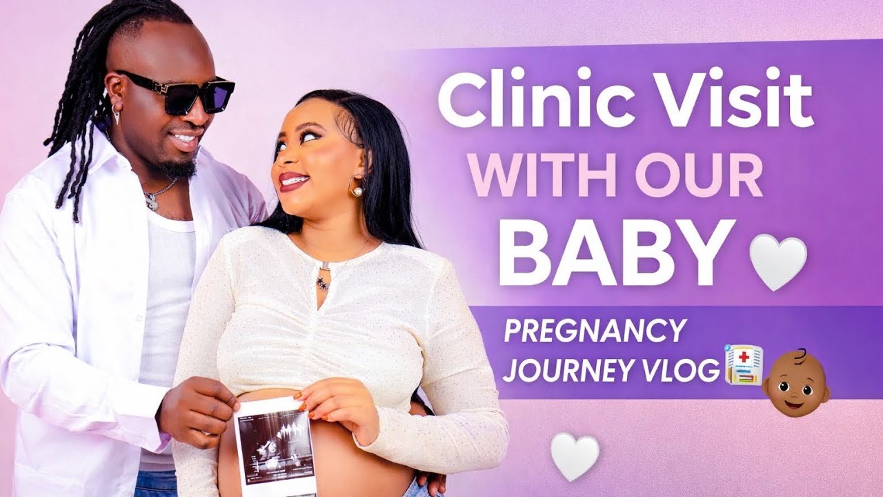 Clinic Visit With Our Baby 🏥👶🏽 | Pregnancy Journey Vlog 