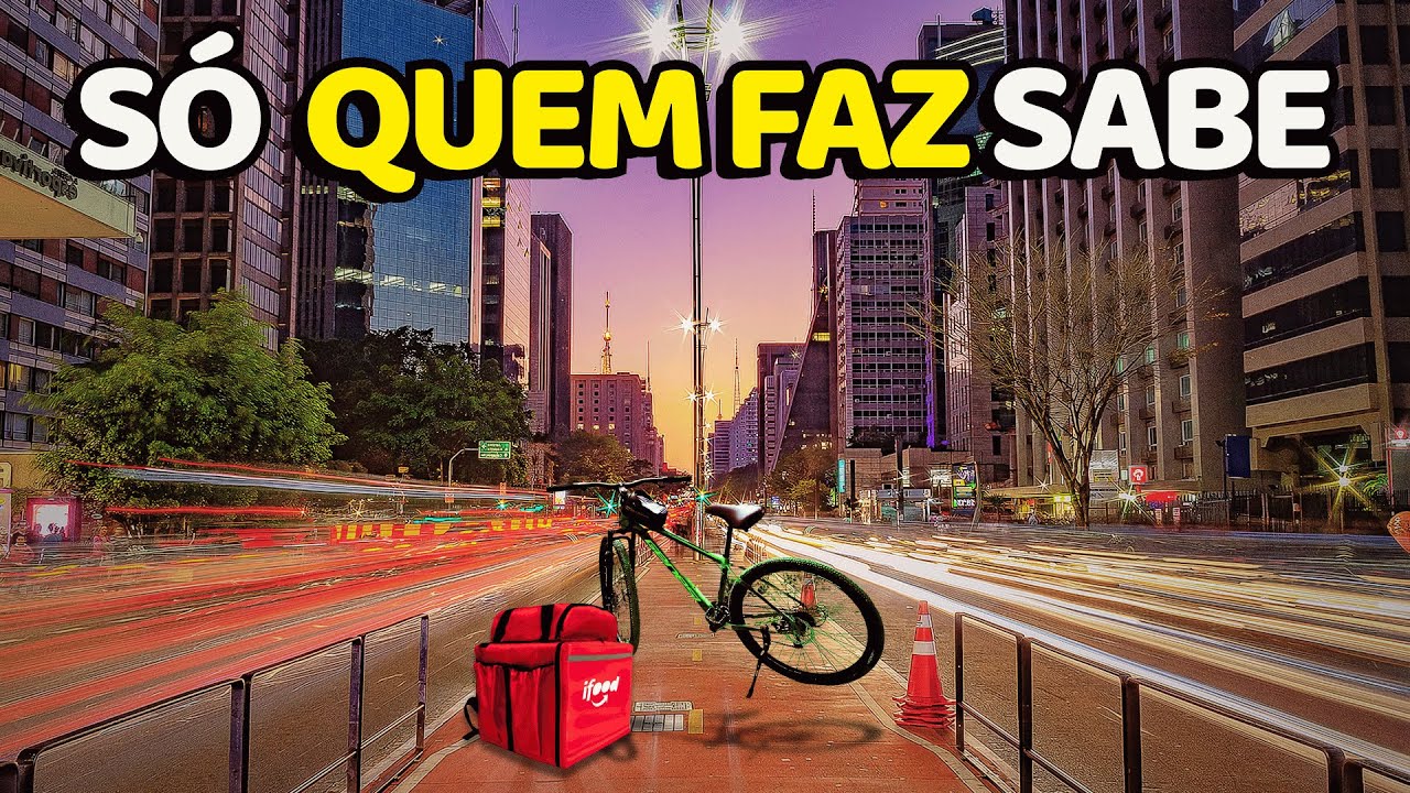 A VERDADE sobre ser ENTREGADOR no iFood com BICICLETA