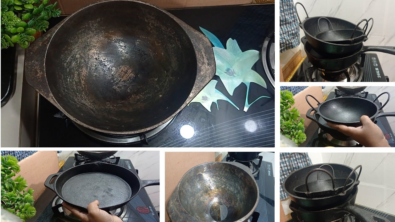 কাস্ট আয়রন এর প্যান/ লোহার কড়াই রান্নার আগে কি সিজনিং করতে হয় কেন/how to seasoning cast iron fry pan