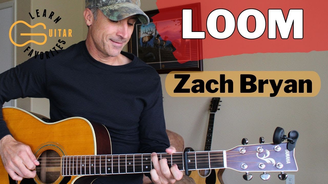 Loom by Zach Bryan - Guitar Lesson | Picking & Strumming Tutorial