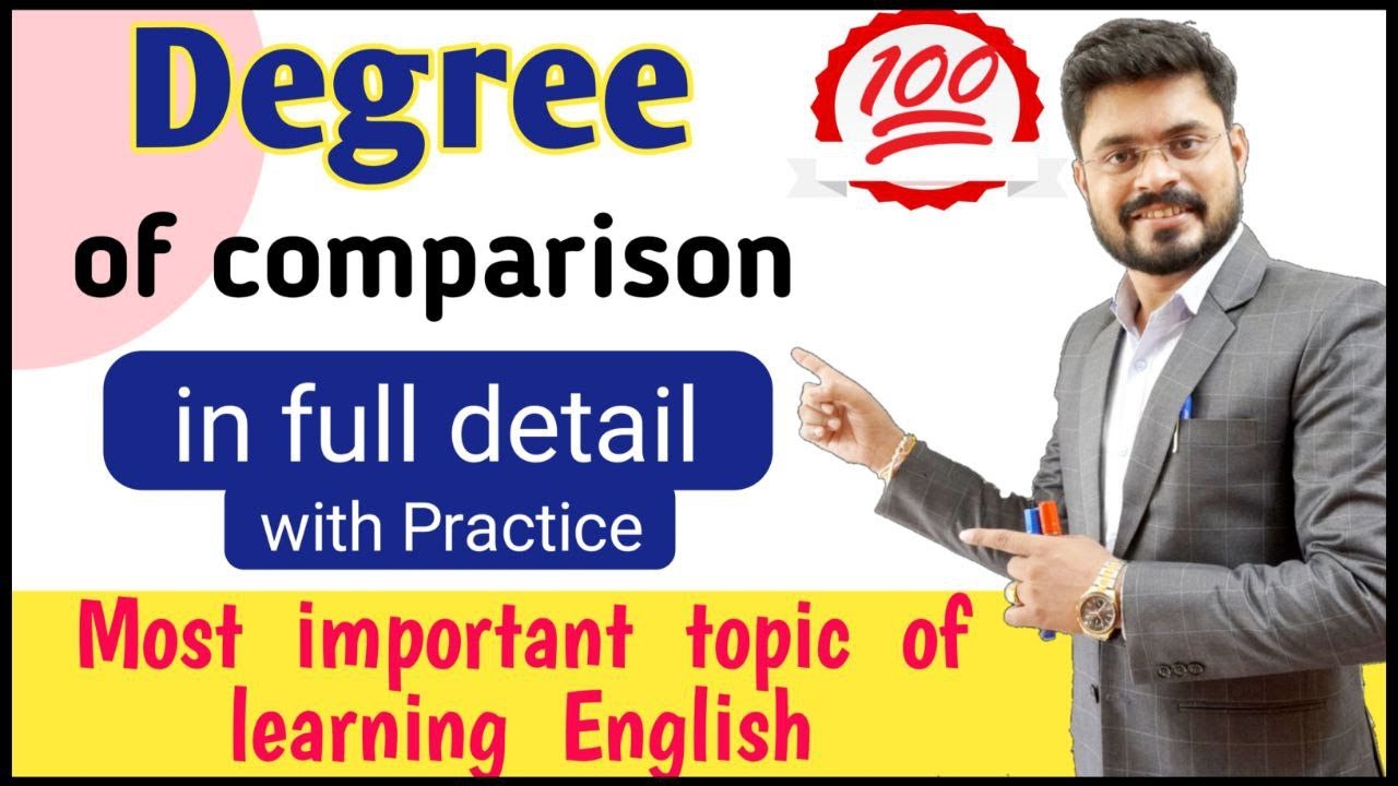 Degree Of Adjectives | Rules, Uses, Examples, Concept In Hindi | Degree Of  Comparison In Detail