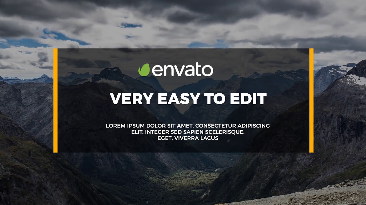Big Titles After Effects Video