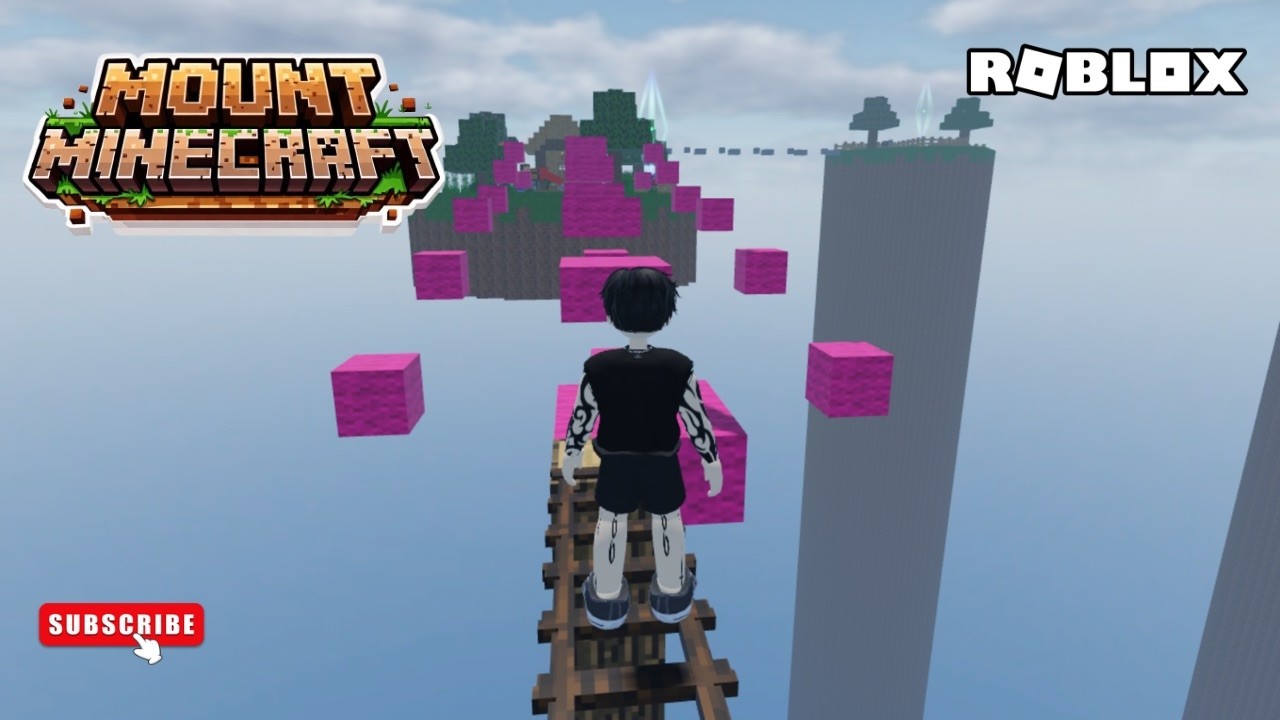 AKU MENEMUKAN  GUNUNG MINECRAFT DI ROBLOX… DAN INI YANG TERJADI !