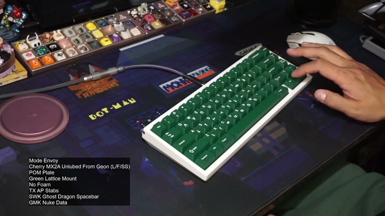Cherry MX2A Black Unlubed from Geon (L/F/SS) | Mode Envoy | Pom Plate | No Foam | Soundtest
