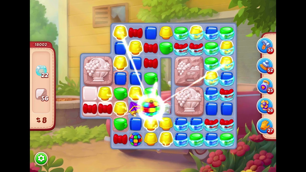 HomeScapes Level 18002 no boosters