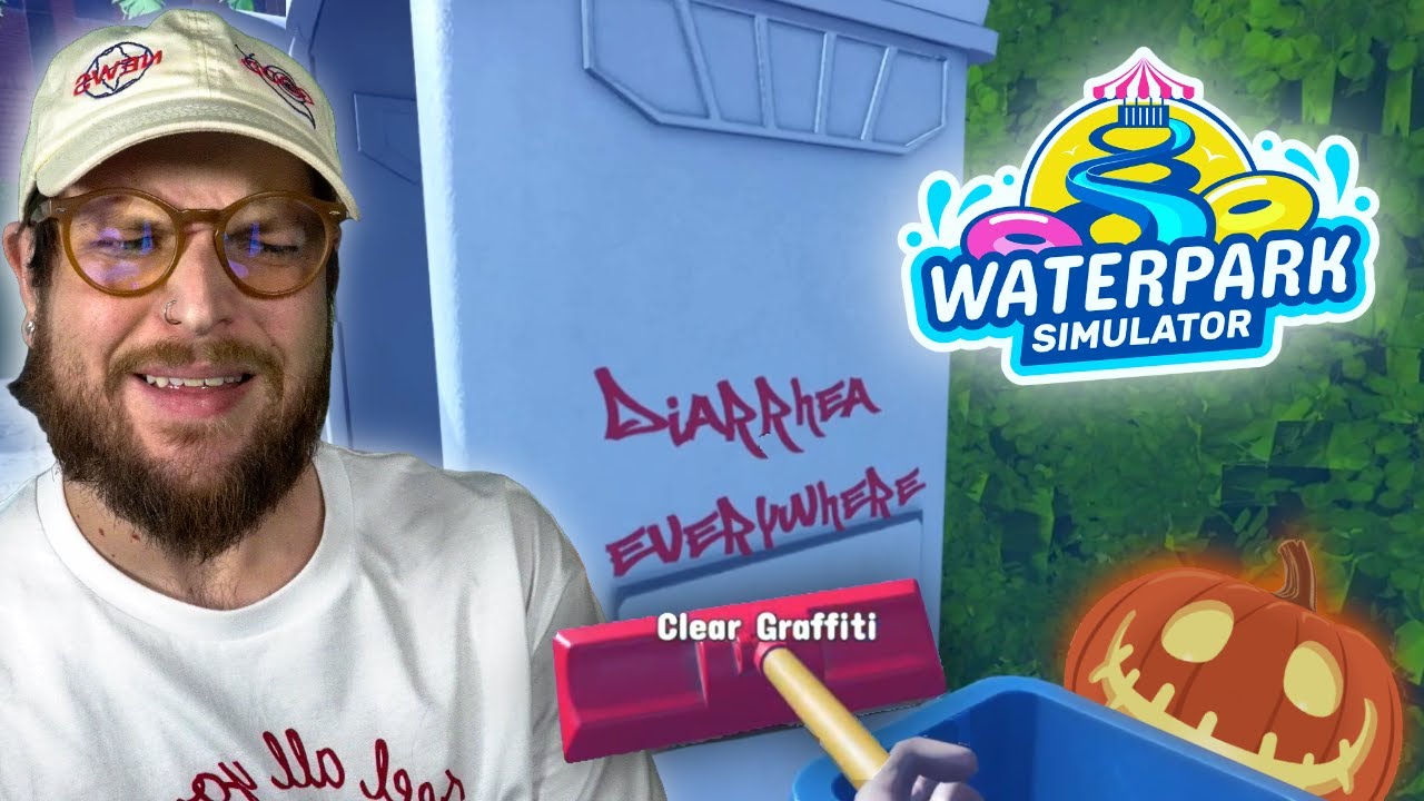 WHO KEEPS TAGGING MY WATERPARK????