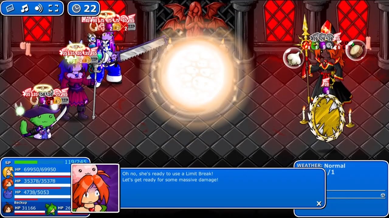 Epic Battle Fantasy 5 Natalia (Epic difficult, all challenges, no steroids)