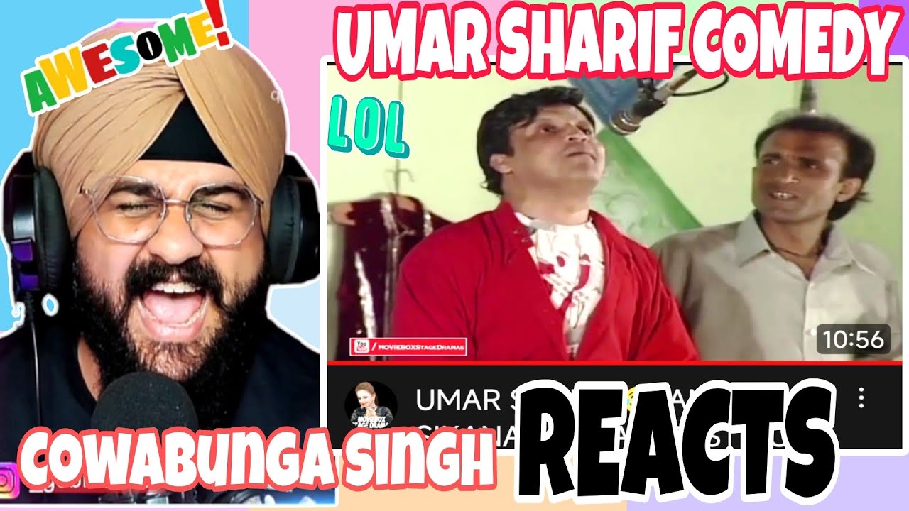 Umar sharif #pakistani Comedy | Cowabunga Singh REACTS #pakistan #umarsharif #comedy #fun #lahore