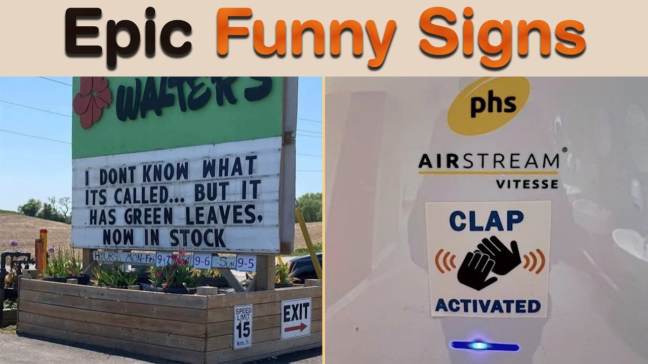 Epic Funny Signs &ndash; So Wrong Yet So Funny, The Internet Can&rsquo;t Stop Laughing! 🤣🤯 || Sign Hub