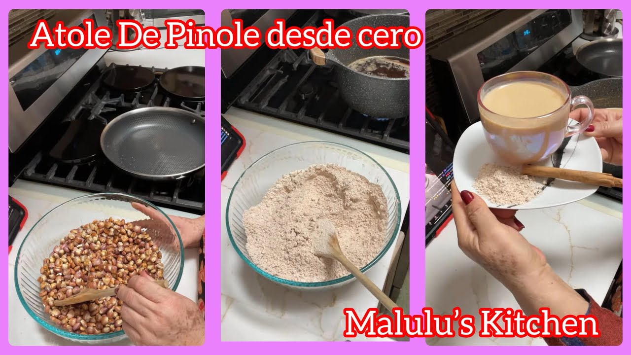 Atole De Pinole Desde Cero  