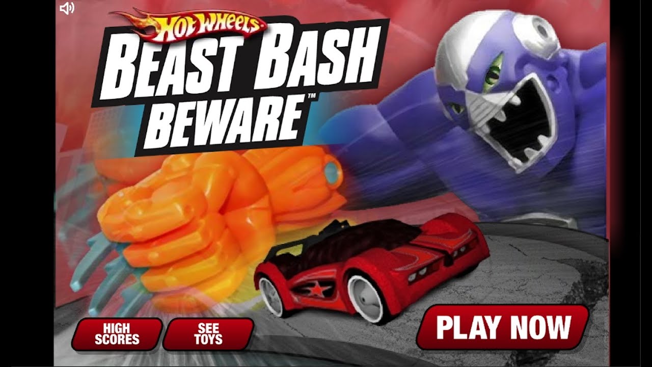 (Hotwheels beast bash beware) Voy a derrotar al monstruo metálico gigante.
