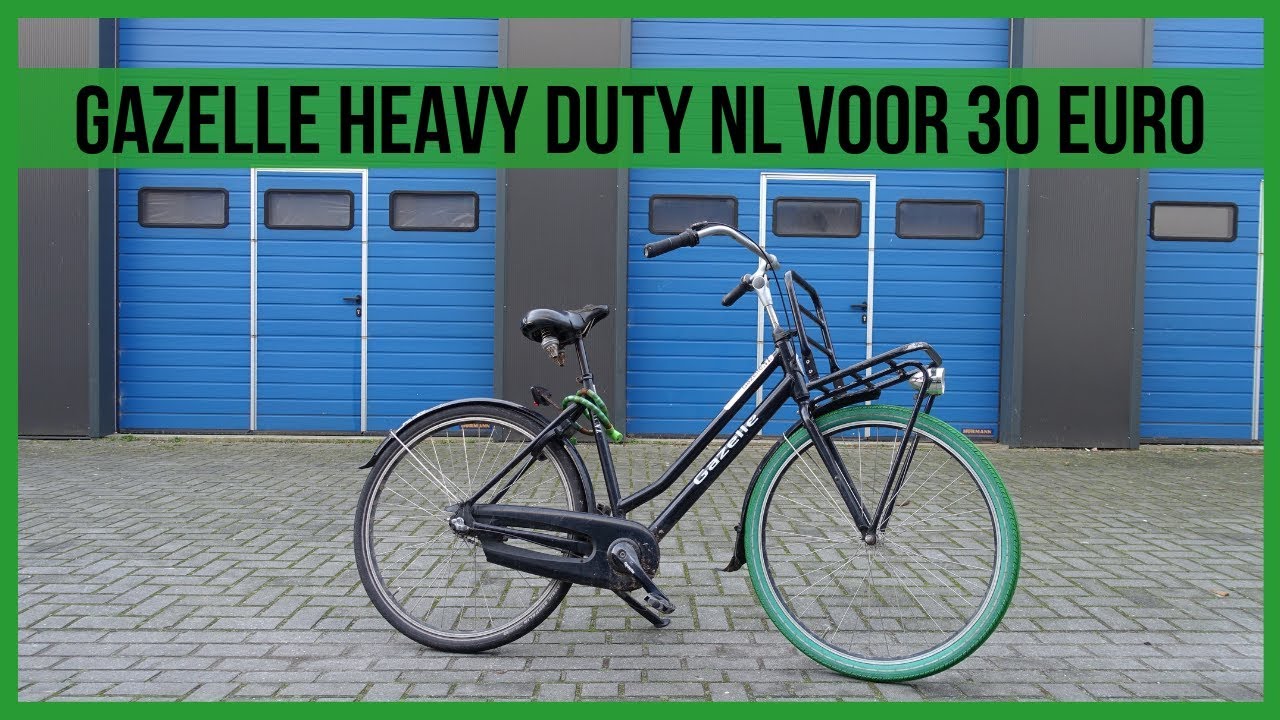 Gazelle Heavy Duty dames fiets voor 30 euro - Geld verdienen met fietsen