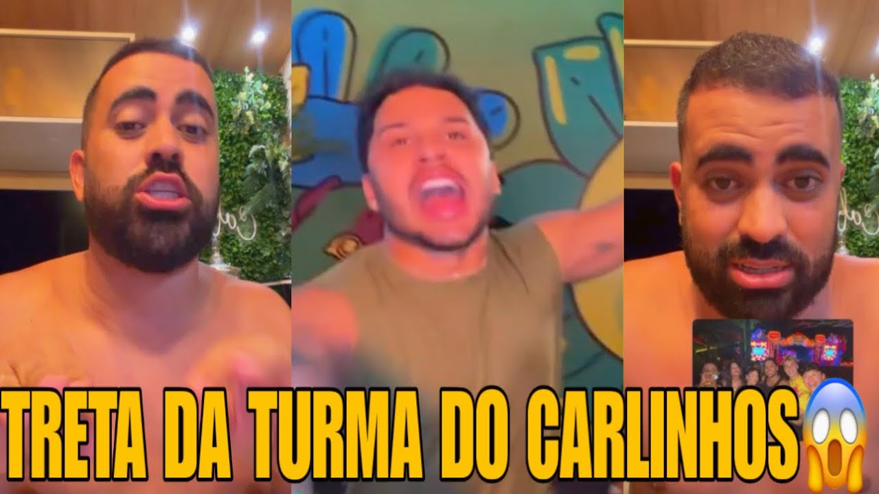 RONINHO CONTOU TODA A CONFUSÃO DA TURMA DO CARLINHOS MAIA e LUCAS GUIMARÃES😱😱