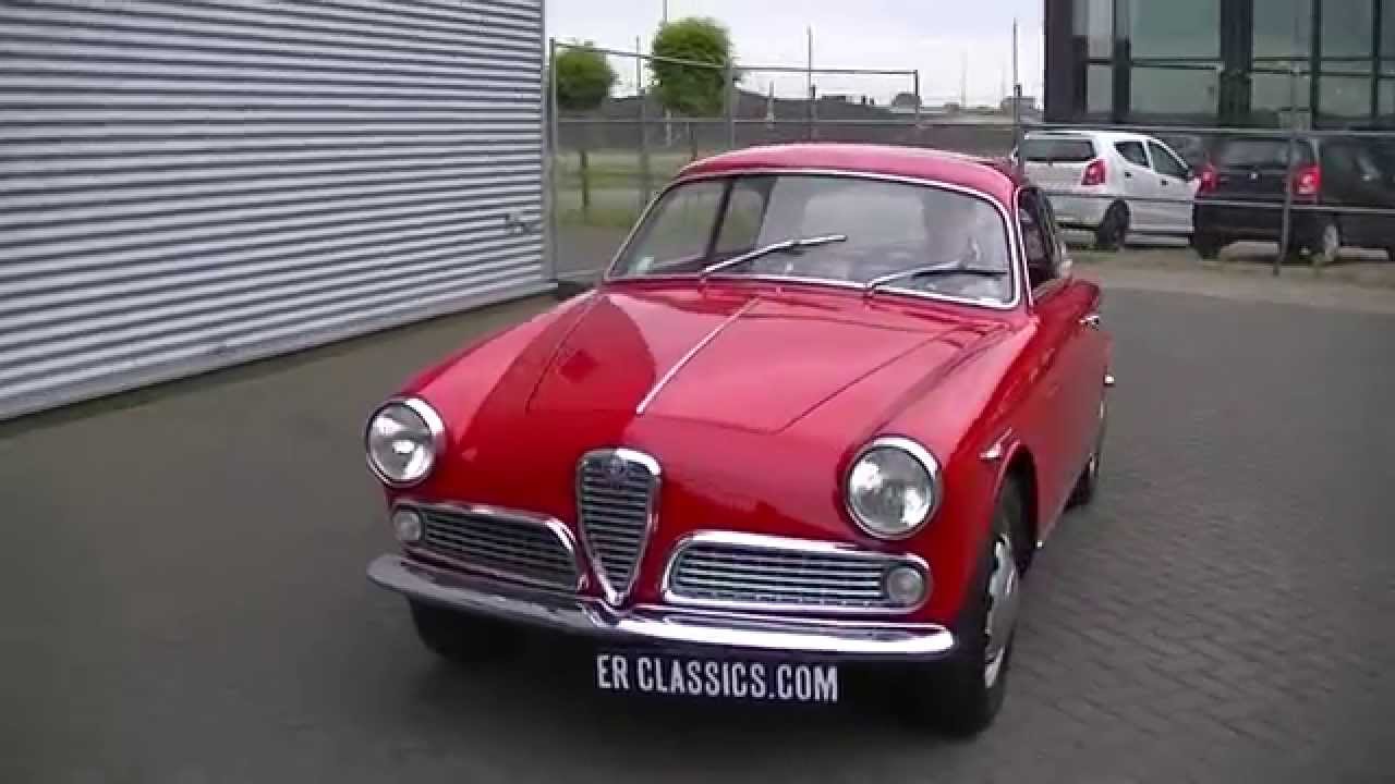 Alfa Romeo Giulietta Sprint 1600 1961 restored -VIDEO- www.ERclassics.com