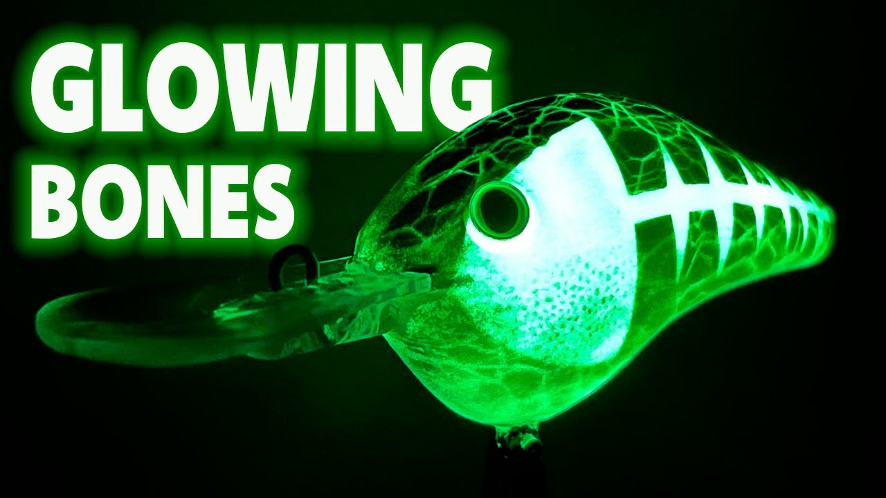 Lure Painting | Glowing fish bones!