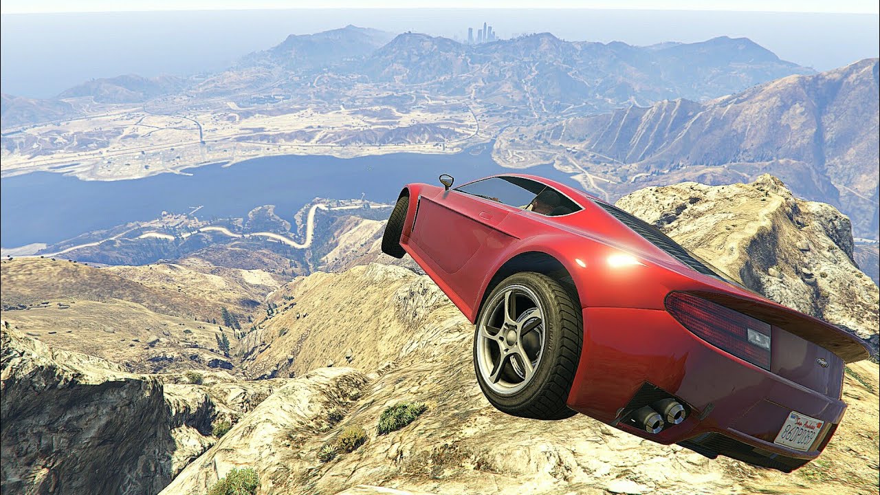 GTA 5 - Cars VS Mount Chiliad CRASH COMPILATION Ep.11