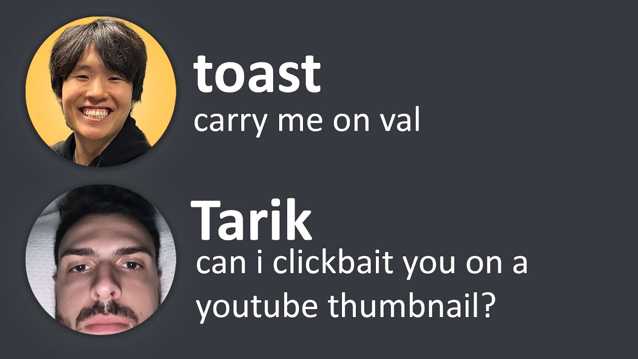 DSG Toast hired me to carry him in Valorant