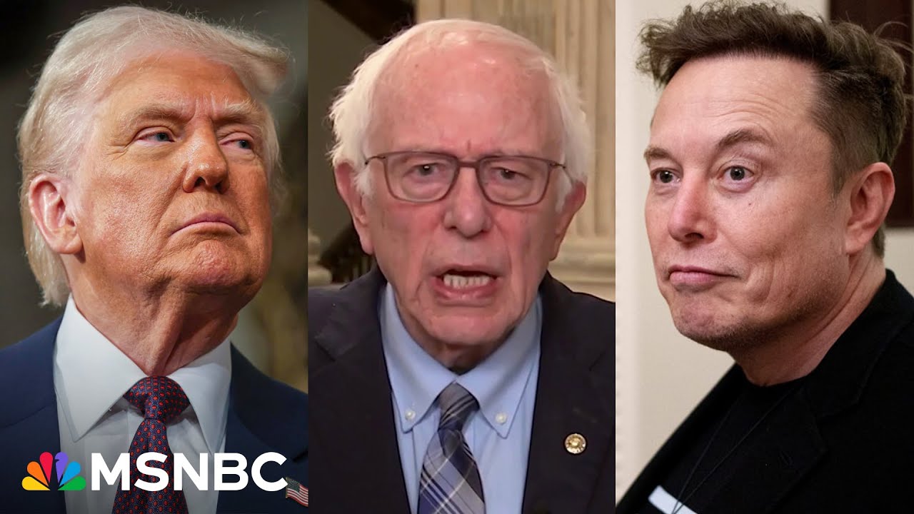 ‘Nobody thinks it’s okay’: Bernie Sanders says Americans ‘sick and tired’ of Musk, Trump