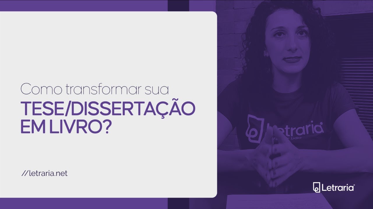 COMO TRANSFORMAR SUA TESE/DISSERTAÇÃO EM LIVRO?