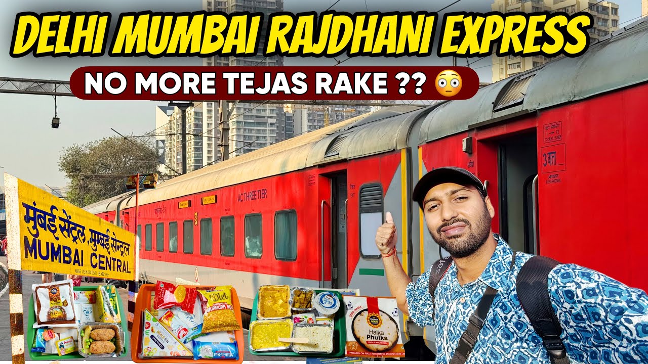 Mumbai Rajdhani Express Journey *No more Tejas ?? 😳