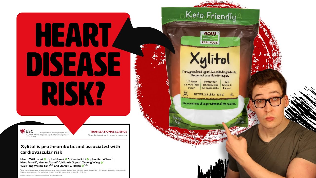New Study finds common Sugar Alcohols (Xylitol) linked to Heart Disease - is it true?