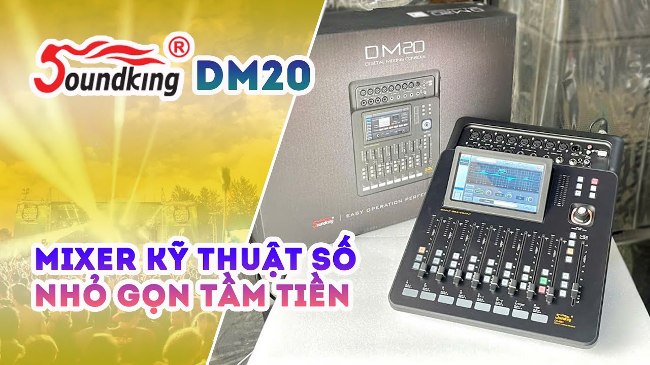 Soundking DM20 // Mixer Kỹ Thuật Số Nhỏ Gọn 20 Ngõ Vào #V439