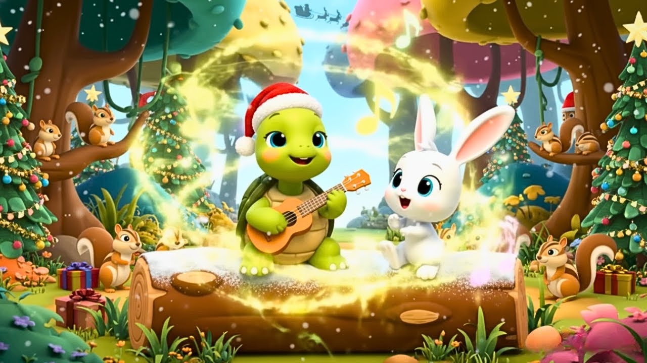 Little Rabbit & Little Turtle – Fun Kids Cartoon with Little Duck 🎶🐰
