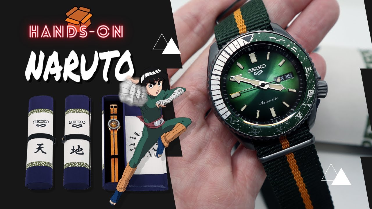 UNBOXING SEIKO 5 SPORTS NARUTO & BORUTO LEE LIMITED EDITION SRPF73K1