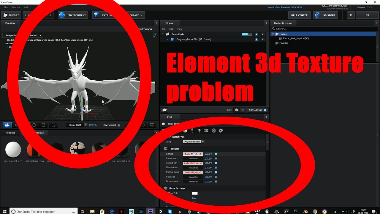 Element 3d texture problem solved