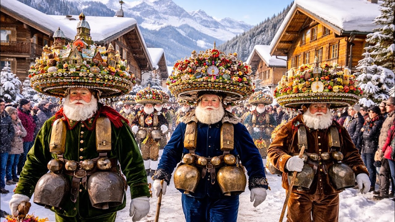 SILVESTERCHLAUSEN Switzerland 🇨🇭Appenzell Region | Unique New Year’s Eve | Swiss Tradition
