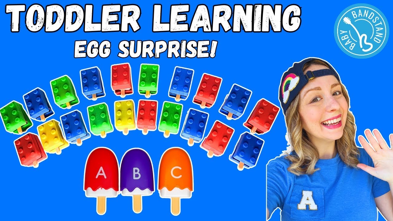 Toddler Learning - Egg SURPRISE! First Words, Letters and Colors - Learn with Ms  Alyssa
