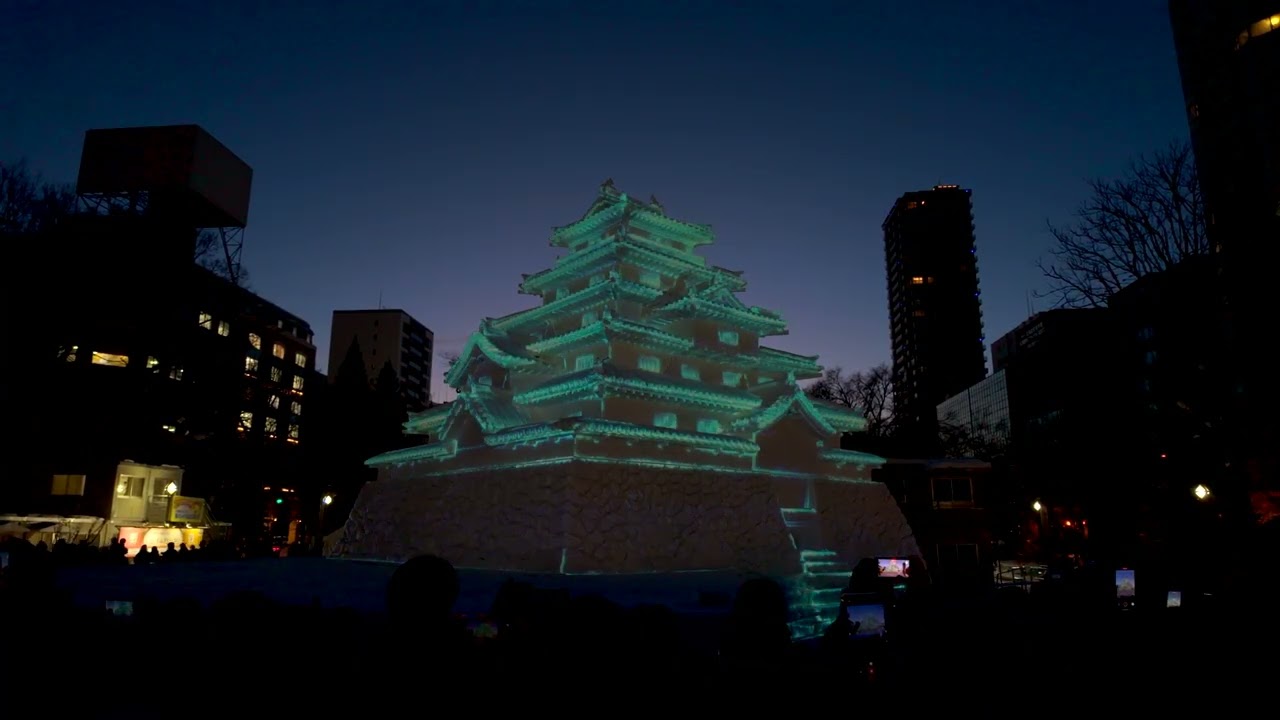 2026雪まつり 会津鶴ヶ城 Sapporo Snow Festival's Awesome Snow Sculptures