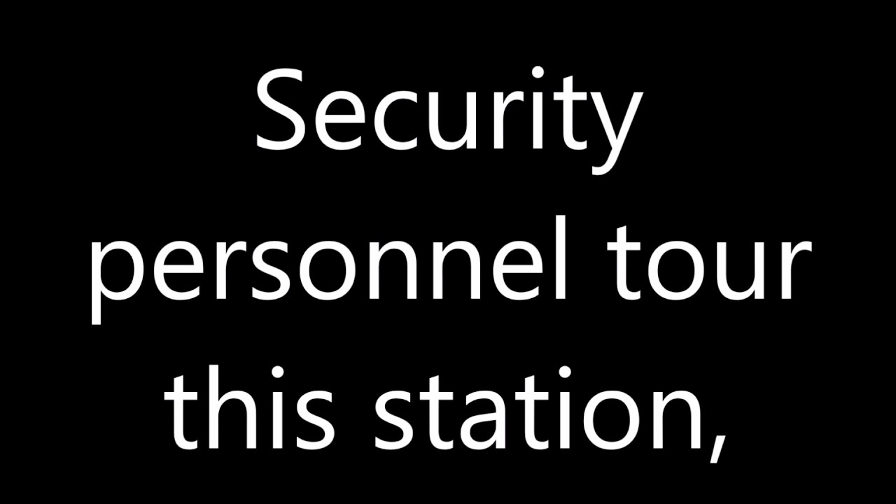 London Bridge announcements Part 3