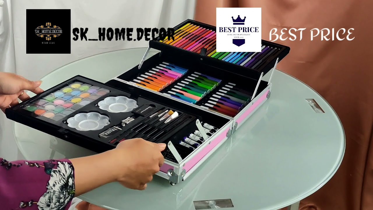 Pensil warna dan crayon murah barang import