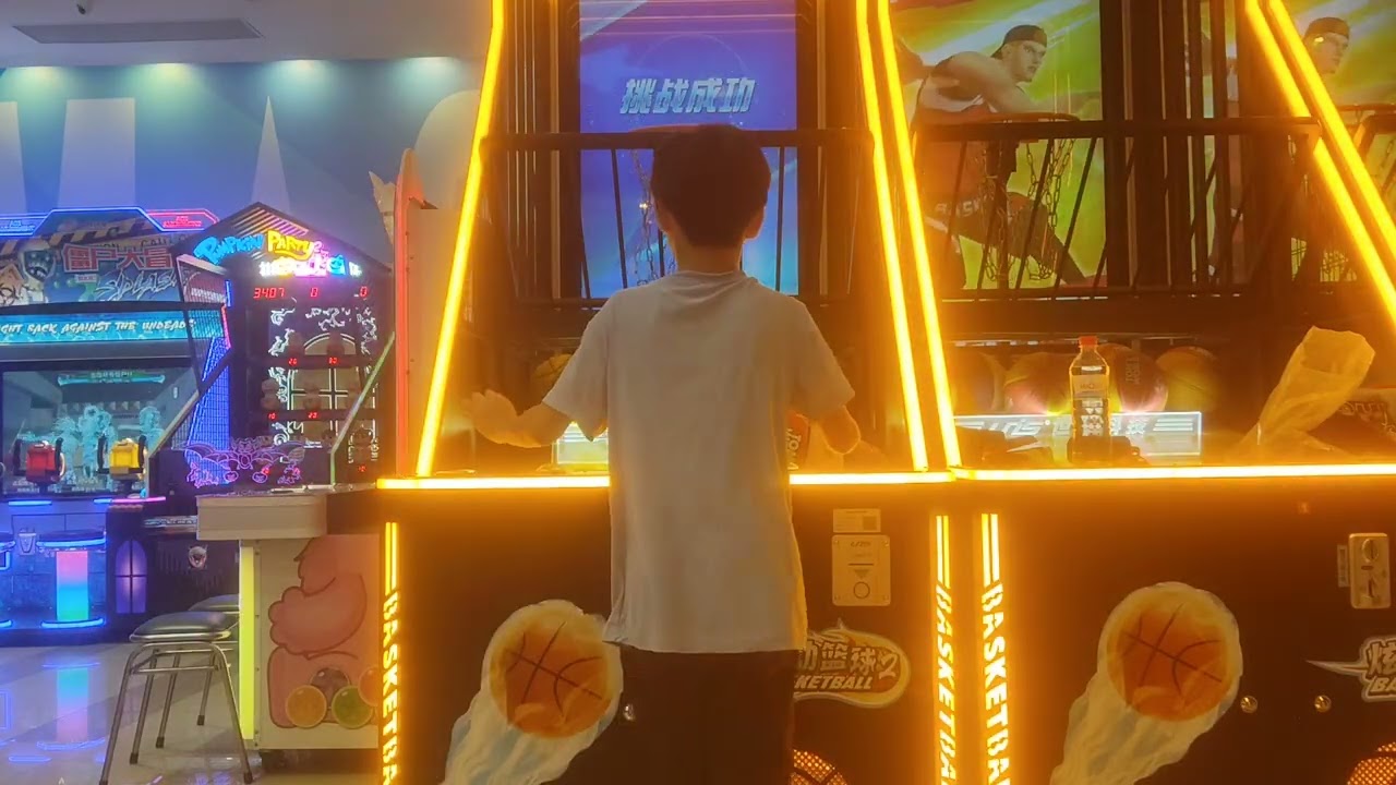 炫動2代投籃機終極模式3kg球可以3500嗎？#籃球機 #basketball #投籃機 #arcade 