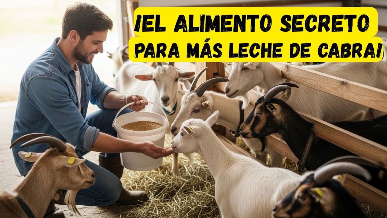 El ALIMENTO BARATO que hace que tus cabras den m&aacute;s leche todos los d&iacute;as
