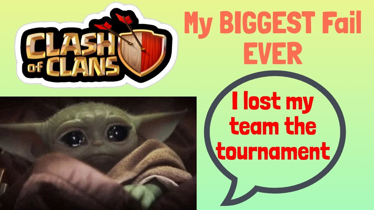 My biggest Fail EVER | How I lost us the tournament | Clash of Clans th10