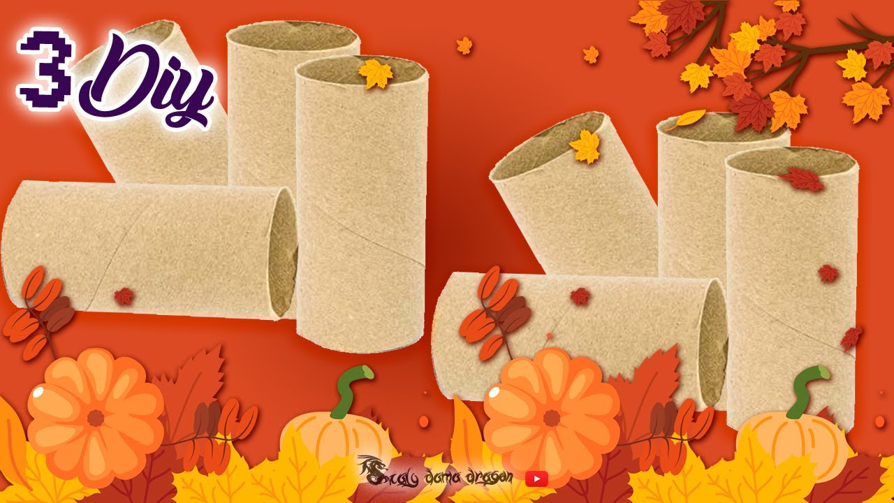 3 ideas para halloween con tubos de cartón / Decora tu mesa de dulces
