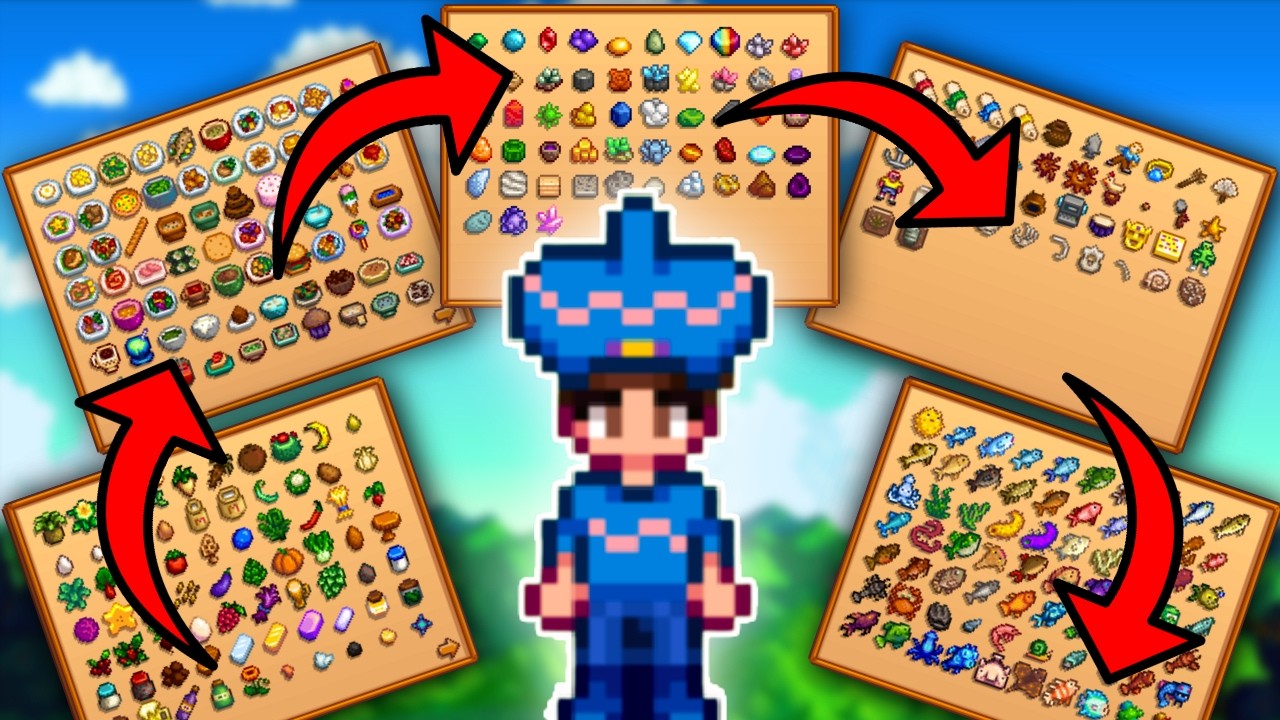 Completing Every Stardew Valley Collection In Order (Full Series Movie)